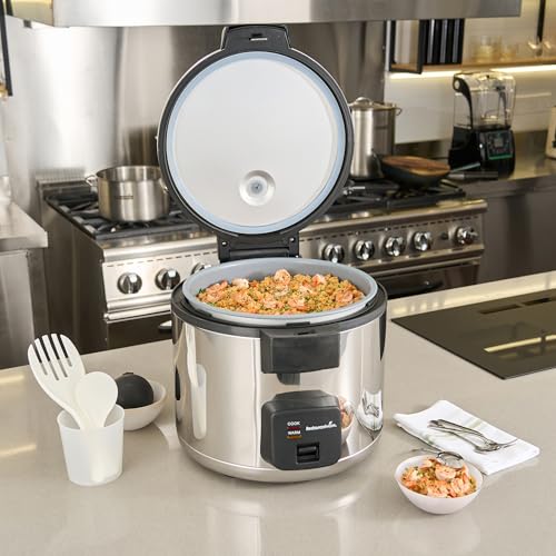 Cup (Cup Raw) Steel Electric Rice Cooker Warmer