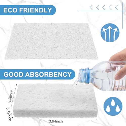 48 Pcs Sponges Bulk Sponges Kitchen Compressed Sponge (White)