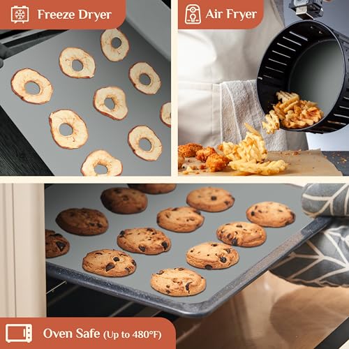 Silicone Baking Mat Roll (Gray / 72"L x 24"W)