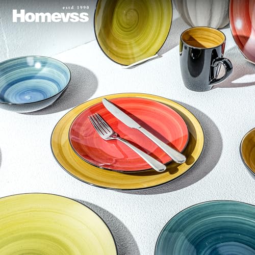 HomeVss Stoneware Sonoma 16pc Dinnerware Set
