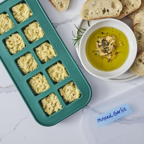 2 Tbsp Silicone Freezer Mold with Lid (1-Pack / Kale)