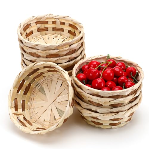 12 Pack Round Gift Baskets