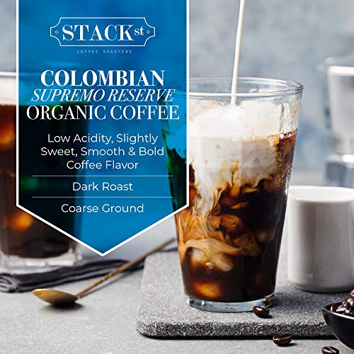 Organic Cold Brew Coffee Coarse Ground 1 LB (16 Ounce (Pack of 1))