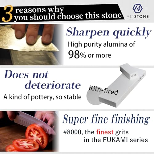 FUKAMI Whetstone Sharpening stone super finishing grit 8000 w