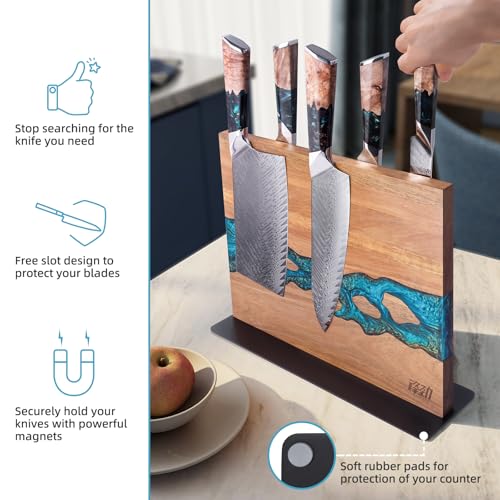 Magnetic Knife Block (Blue)