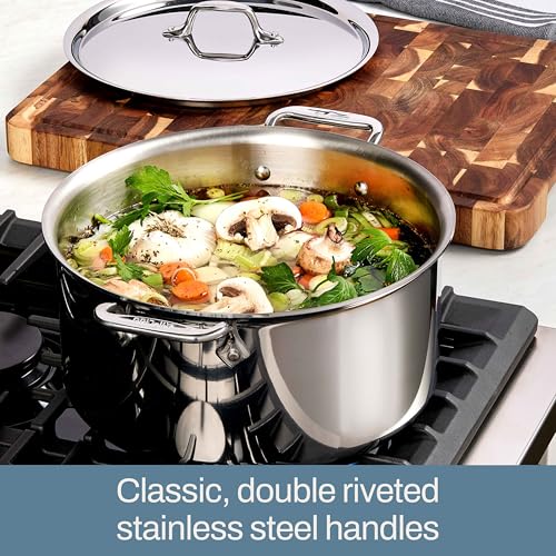 D3® Stainless Steel 7 Piece Cookware Set (Silver / 7 Piece Set)