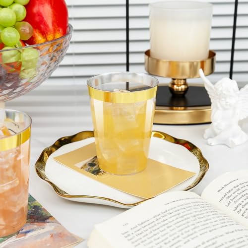 60 Pack Gold Plastic Cups (10-Gold-60)