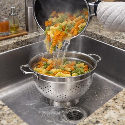 Pierced Colander (5-Quart, Pierced / Stainless Steel)