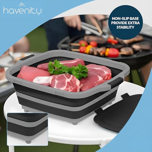 BBQ Prep Tub 8L (Black / Large (8L))