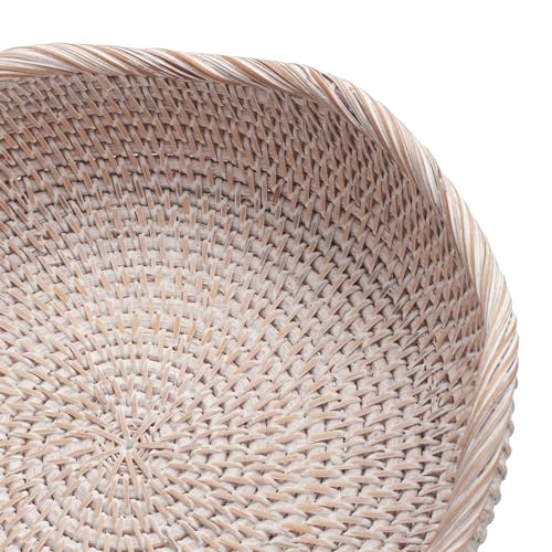 Rattan Bread Basket (Set of 3 (Small/Medium/Large) - Whitewash)