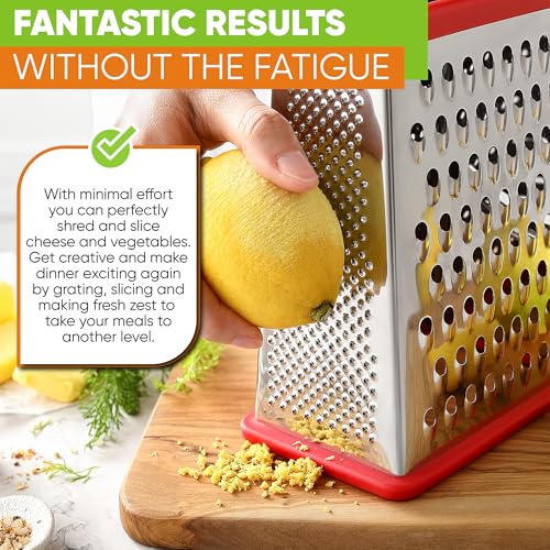 Stainless Steel XL Cheese Grater for Kitchen