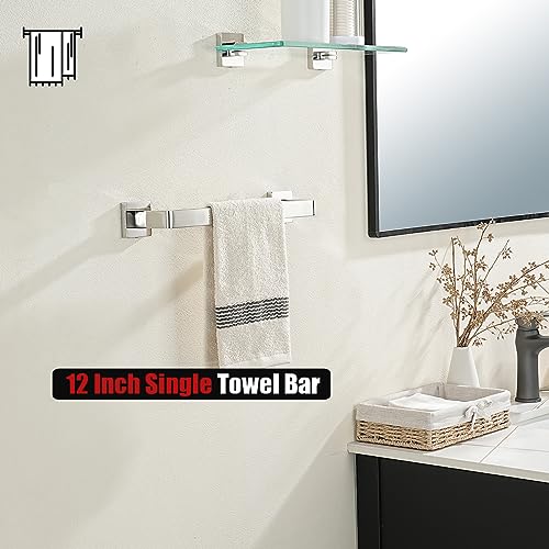 Polished Towel Bar (16.41 Inch / Polished Steel)