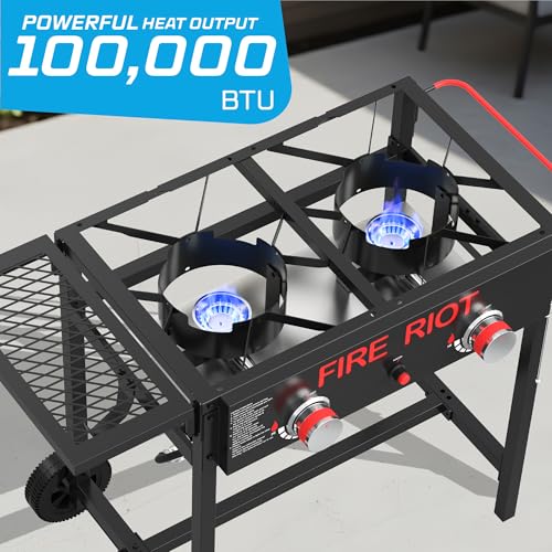 36QT Outdoor Propane Deep Fryer with Rolling Cart (36QT)