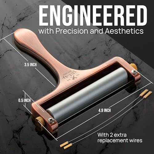 Zulay Adjustable Cheese Slicer (Copper)