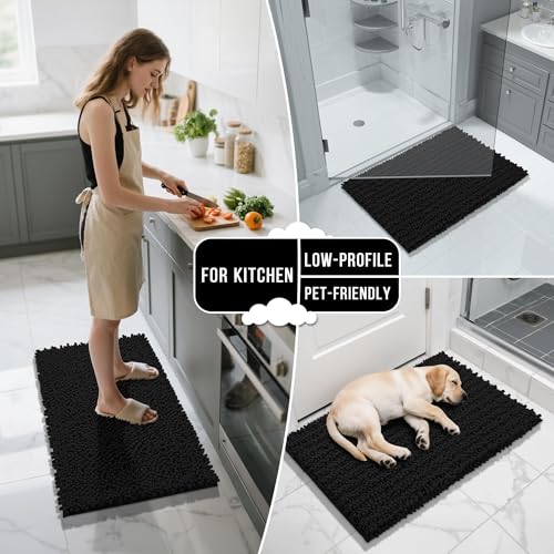 Bathroom Runner Rug 70x24 Inch