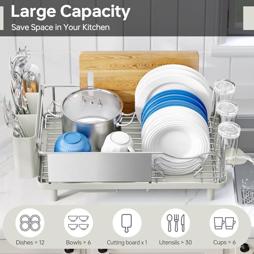 Dish Drying Rack (Light Green)
