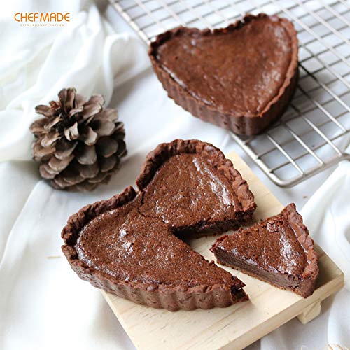 Mini Tart Pan Set (4" Heart-shaped 4Pcs)