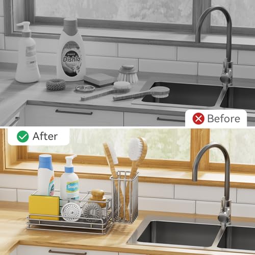 Kitchen Sink Caddy with Instant Drying Stone