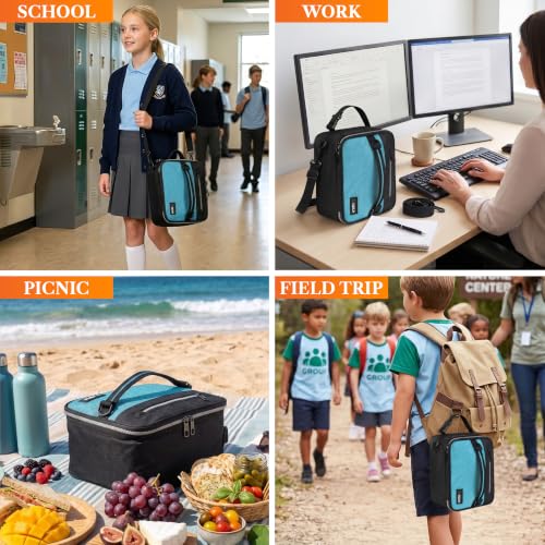 Insulated Lunch Bag for Men Women Kids