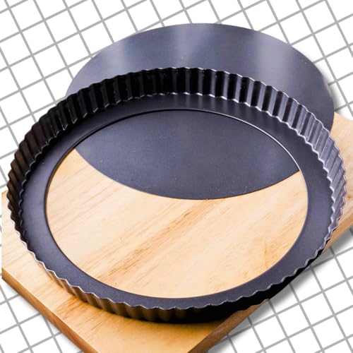 Tart Pan 9 Inch Removable Bottom (9 Inch)