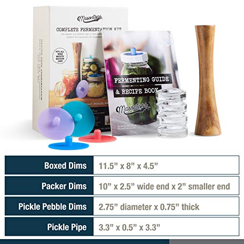 Complete Mason Jar Fermentation Kit (Wide Mouth)