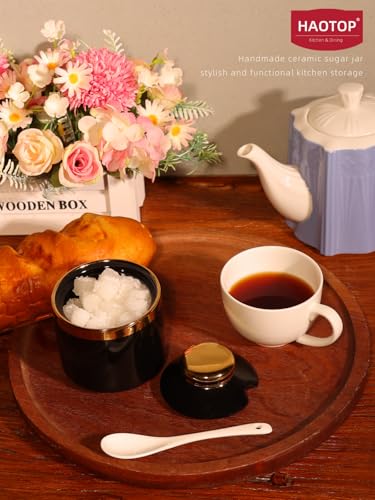8 oz Sugar Bowl with Lid and Spoon