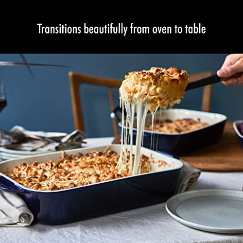 2 Pc Rectangular Ceramic Baking Dish Set