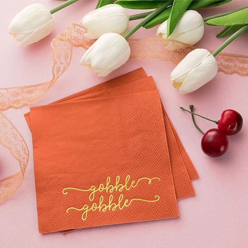 Gobble Gobble Cocktail Napkins (50 Pack)