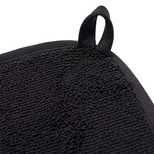 Dish Drying Mats 2 Pack (16''X18'' / Black/Red)