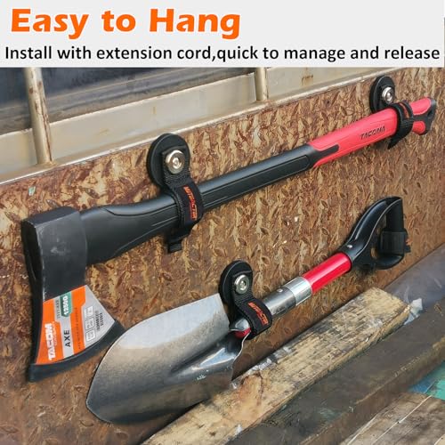 Strong Magnetic Hooks with Storage Straps (1.7in Magnet-Strape 4PCS)