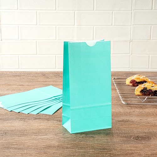 Turquoise Paper Bag (2 lb / Turquoise)