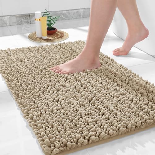 Large Bathroom Rugs Non Slip Washable 36x24 Inch