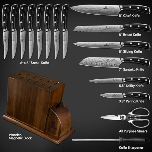Knife Sets for Kitchen with Block