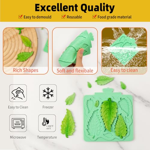 Leaf Molds Silicone (2 Pcs)