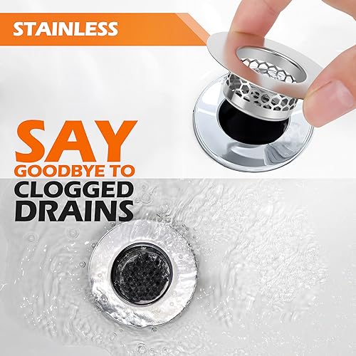 Bathroom Sink Strainer (1.1”(Fit Hole Size from 1.25" ))