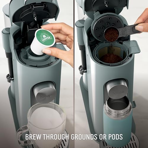 Pods & Grounds Coffee Maker (Standard-Sage Green)