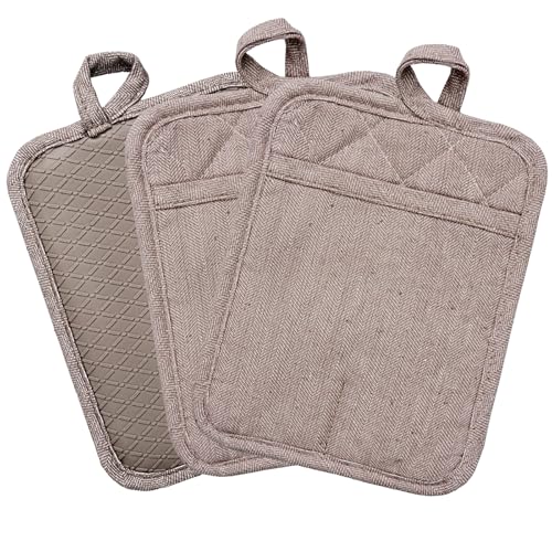 Pot Holders Yarn (Potholders / Khaki Pot Holders)