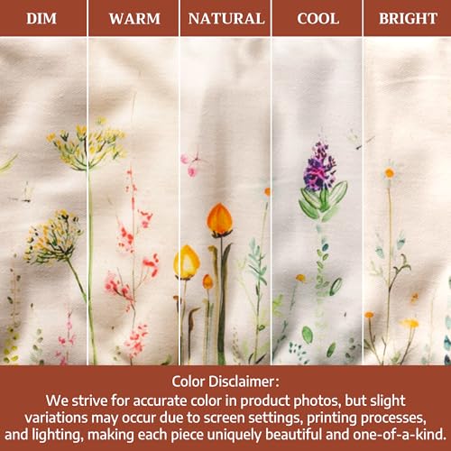 Double Oven Mitts 100% Cotton Double Oven Glove (019 - Botanical Fresh / 7" x 35" (Double Oven Mitt))