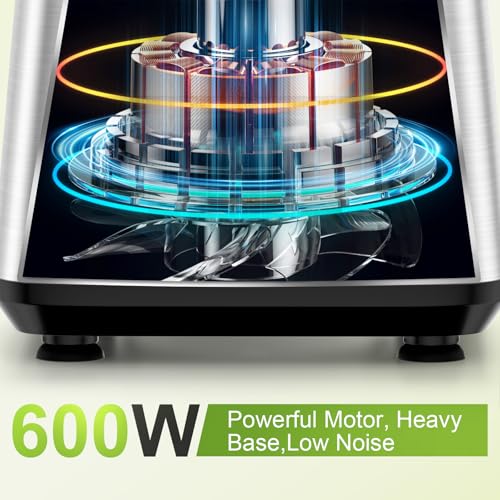 600W Electric Food Processor 10 Cup Large Bowl and 6.8oz Grinder Combo