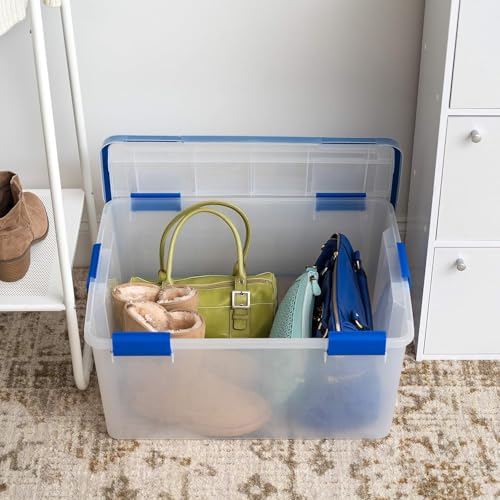 3 Pack 60 Qt Storage Bins with Gasket Lids (60 Qt. - 3 Pack)