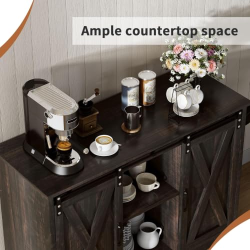 Farmhouse Coffee Bar (Dark Brown)