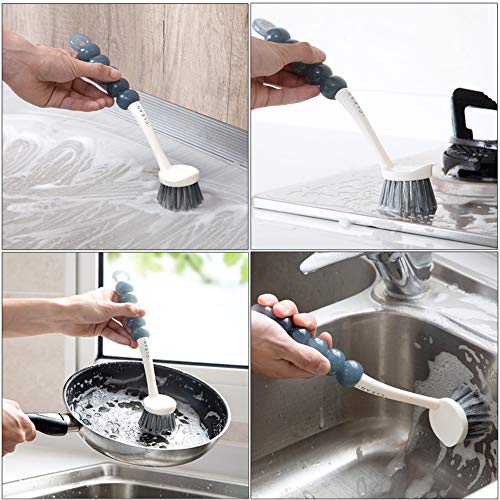Dish Brush Set 4 Pack with Handle