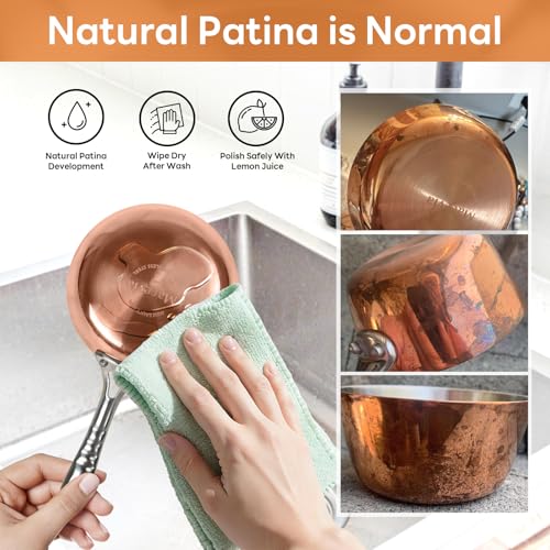 0.12QT Mini Sauce Pan (0.12 QT / Pure Copper)