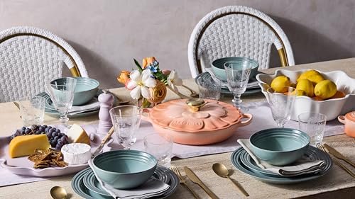 Stoneware Set of 4 Dinner Plates (Sea Salt)
