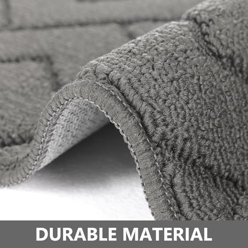 Kitchen Runner Rug (Grey / 20"x48"+20"x32")