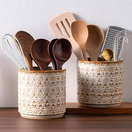 Japanese Utensil Holder for Ceramic Kitchen Counter