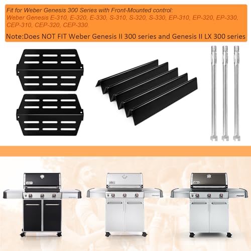 Grill Parts Replacement for Weber Genesis 300 Series E310 (Without grill grates)