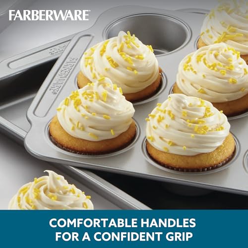 Nonstick Bakeware Set with Cooling Rack for Baking (10-Piece)