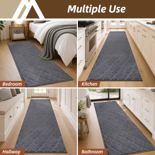Kitchen Runner Rugs Non (Dark Grey / 24"X 72")