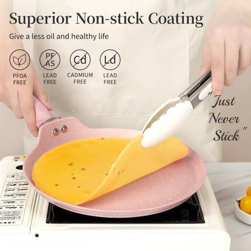 11 Inch Nonstick Crepe Pan (11 Inch / Pink)